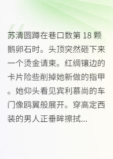 总裁的酱菜掉了章节全目录 苏清圆顾晏辰全文免费阅读-英驰看书网