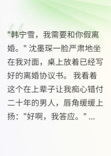 重生七零老公求假离婚我秒答应小说-沈墨琛宁雪陈子墨全篇阅读