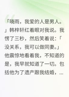 当了三年同妻,我让他们一无所有小说全集(韩梓轩晓雨江心月)无弹窗广告阅读