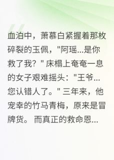 王爷宠妾三年,发现认错人了免费阅读全文,主角萧慕白苏婉音沈如瑶小说完整版