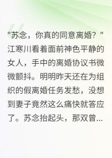 良心推荐重回75我爽快同意首长假离婚小说试读