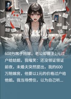 (抖音)600万陪嫁房一元赠姐,给你脸了李航李晴苏明月小说免费全文阅读