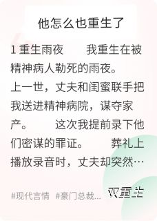 (精品)他怎么也重生了小说-英驰看书网