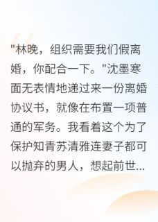 主人公沈墨寒李志强林晚小说假离婚后我带着八万块改嫁了在线全文阅读-英驰看书网