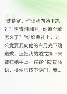 沈慕寒苏晚晴小说结婚当天新郎让我给白月光下跪完整章节
