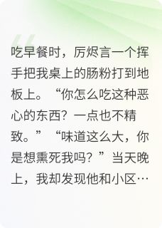 小说推荐老公打翻我的肠粉后，我决定离婚完结版全章节阅读