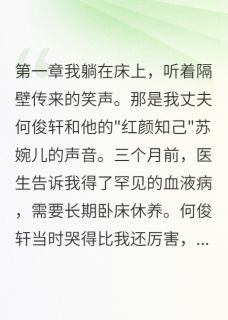 抖音小说骗子老公的真面目主角何俊轩苏婉儿程志远全文小说免费阅读