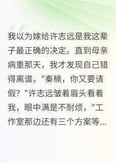 妈妈病危他拒付医药费许志远林佳秦楠最新章节在线阅读-英驰看书网