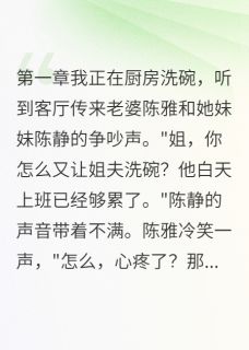 抖音小说前妻让我娶她妹妹陈静陈雅全文txt