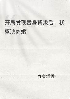 怿忻写的小说开局发现替身背叛后,我坚决离婚在线阅读