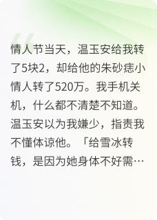 温玉安林雪冰付晓恒我的肾,他开价5.2。全文(温玉安林雪冰付晓恒)章节免费阅读