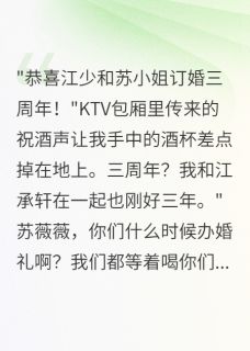 男友劈腿三年,我才知道他已订婚小说(完结)-江承轩语嫣苏薇薇章节阅读-英驰看书网